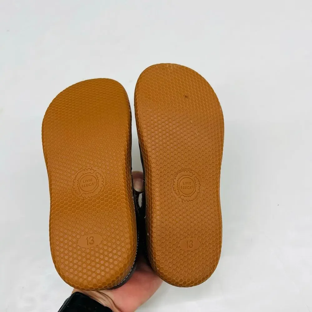 NIB Livie & Luca Size 2Y Ruche Shoe in Mocha